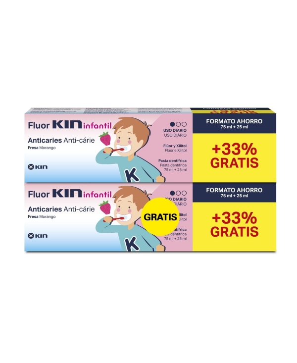 Kin Fluor Infantil Pasta 75...